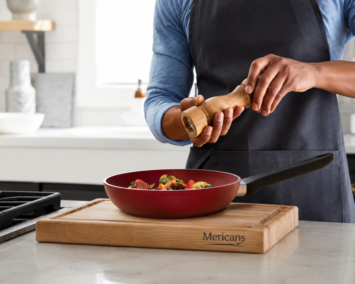 Mericans Classic 11-Piece Forged Aluminum Nonstick Cookware Set