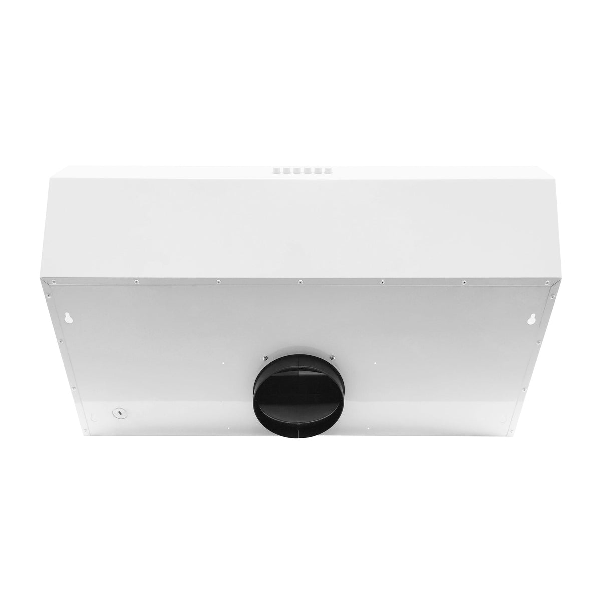 Forno Bari 30-Inch Under-Cabinet Range Hood, 400 CFM, White with Stainless Steel Handles (Model FRHUC5255-30WHT)
