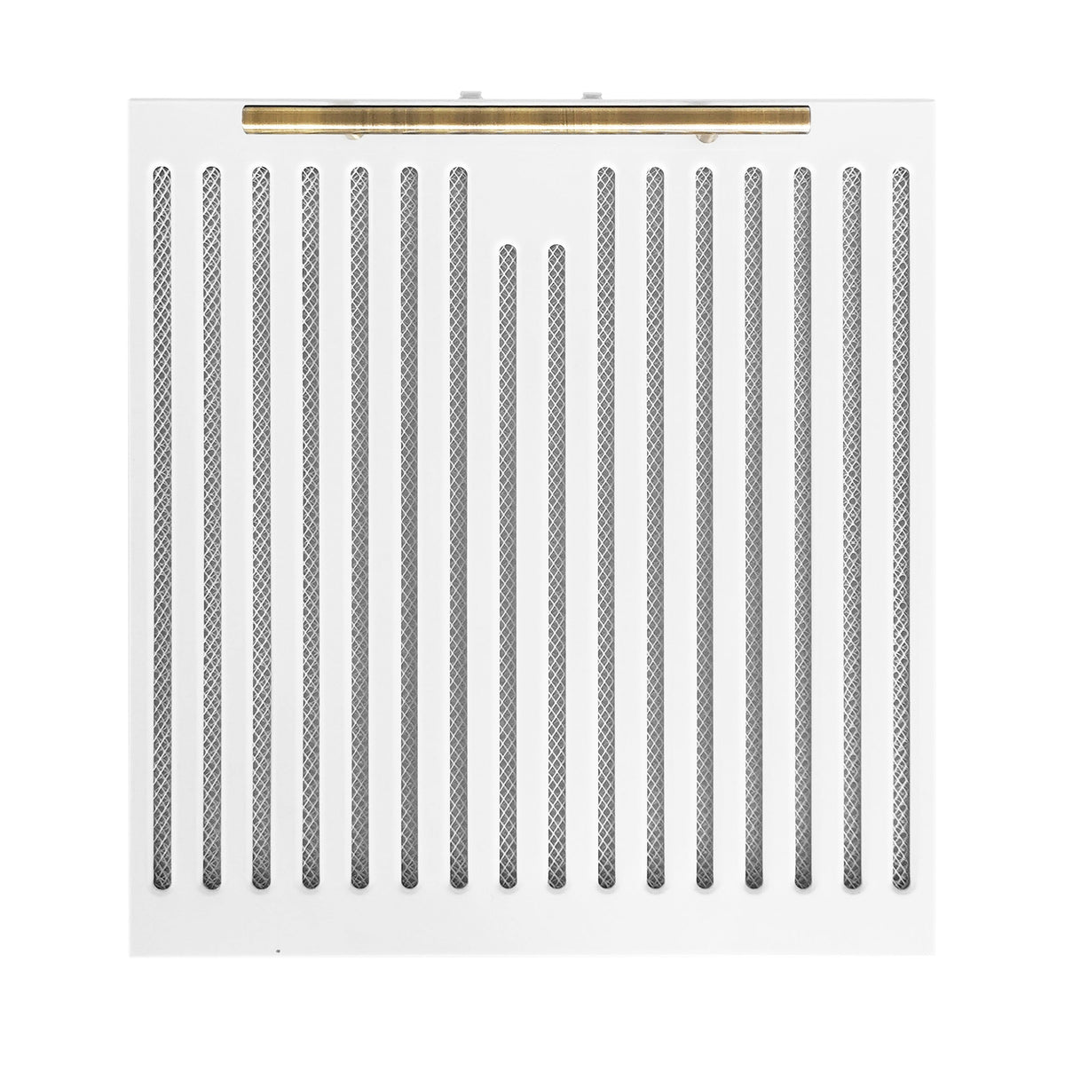 Forno Bari 30-Inch Under-Cabinet Range Hood, 400 CFM, White with Antique Brass Handles (Model FRHUC5255-30WHT)