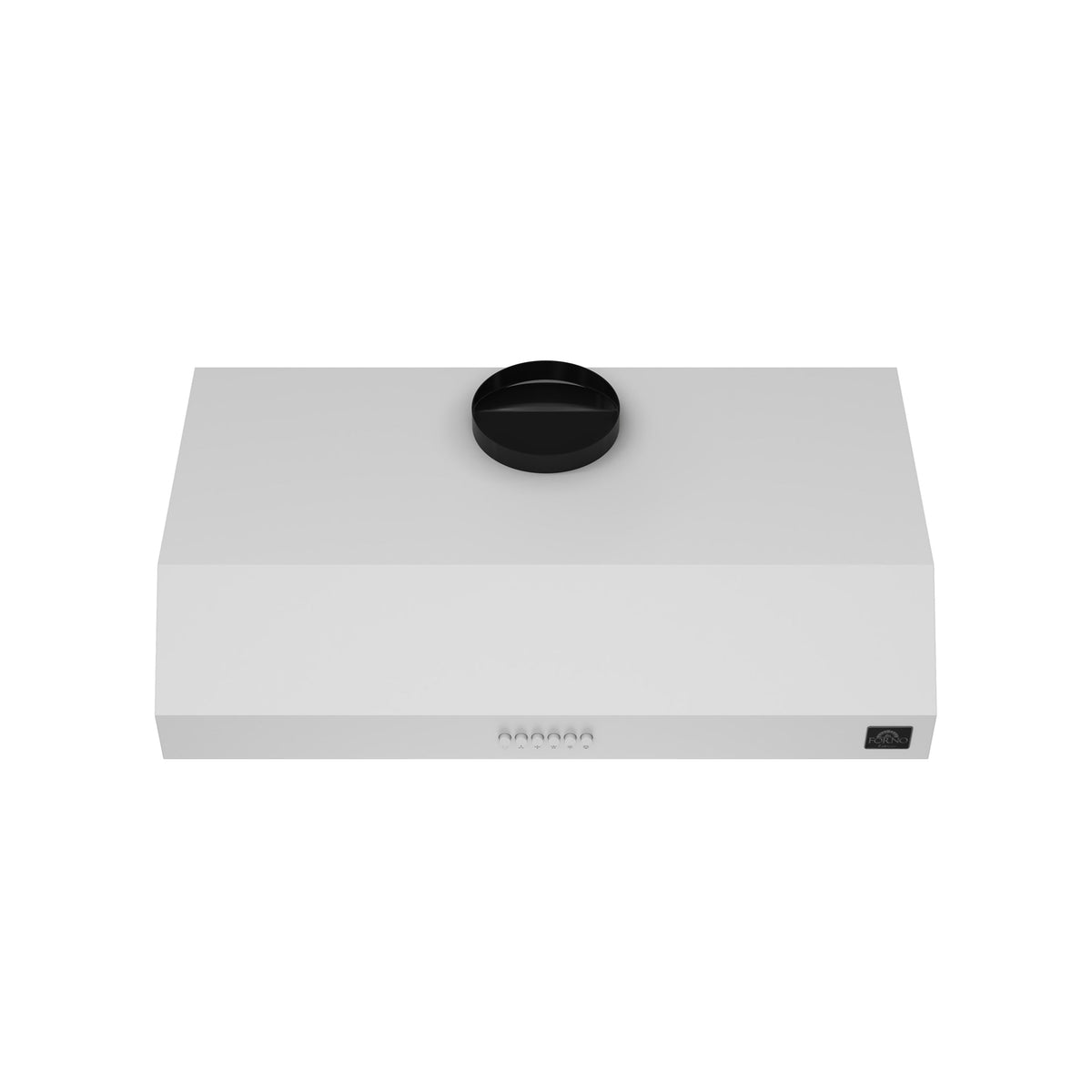 Forno Bari 30-Inch Under-Cabinet Range Hood, 400 CFM, White with Stainless Steel Handles (Model FRHUC5255-30WHT)